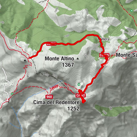 Formia - Valliera - Redentore - Cima del Redentore