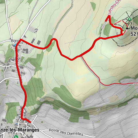 Dezize-lès-Maranges - Borgy - Mont de Sène - Santenay