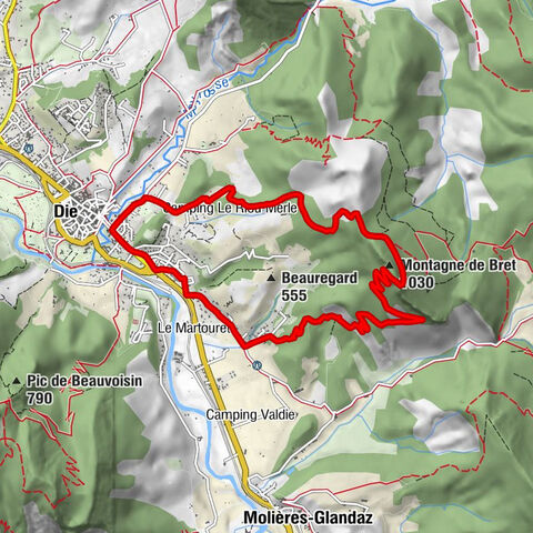 Die - Montagne de Bret