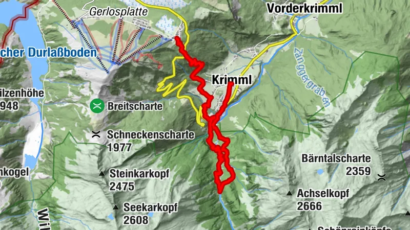 HOHE TAUERN PANORAMA TRAIL | ST01: Krimml Waterfalls | Krimml-Hochkrimml