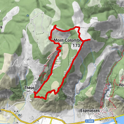 Mont Colombis par Théus