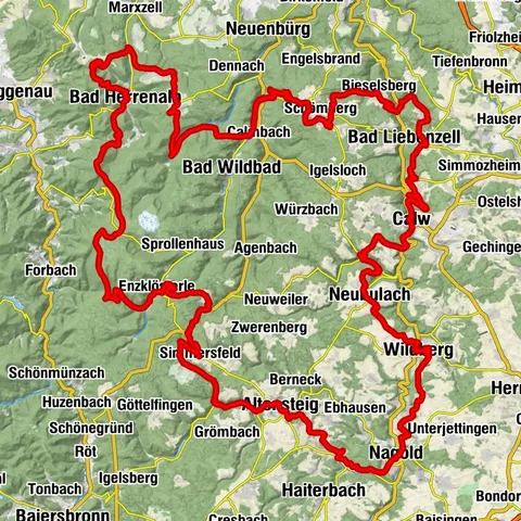 Anniversary hike "50 years Calw district"
