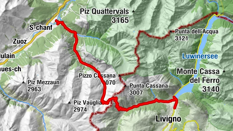 National Park Bike Marathon Stage 3: Livigno – S-chanf [SchweizMobil no. 444]