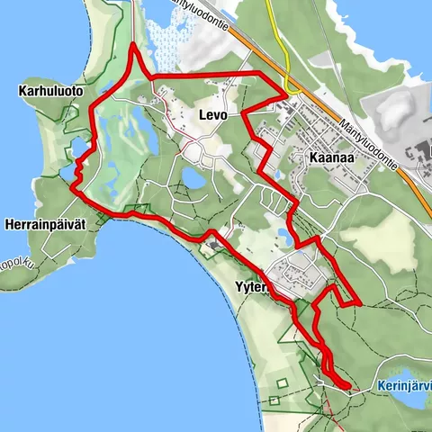 Karhuluodon kierros in Yyteri (MTB)