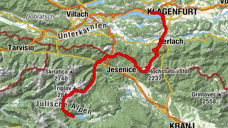 Vom Wörthersee zum Wocheinersee