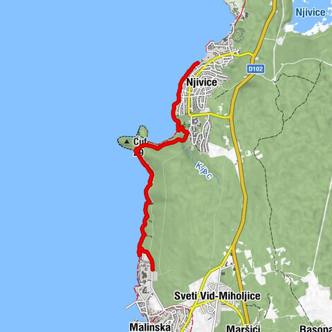 Paradiesweg Malinska - Niivice