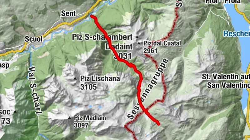 National Park Panorama Trail Stage 1: Sur en – Sesvenna hut [SwitzerlandMobility No. 45]
