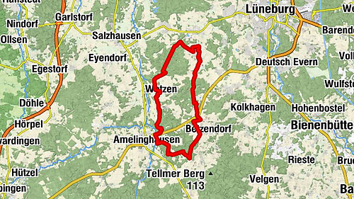 36 km Wandertraining über den Lopausee