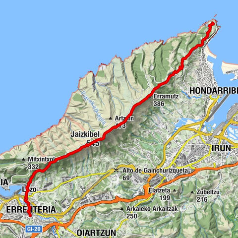 Errenteria - Fago de Higuer