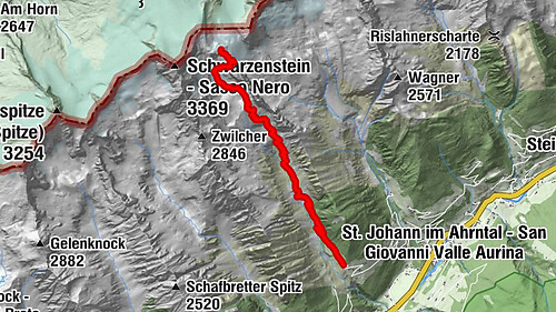 Wanderung zur Schwarzsteinhütte