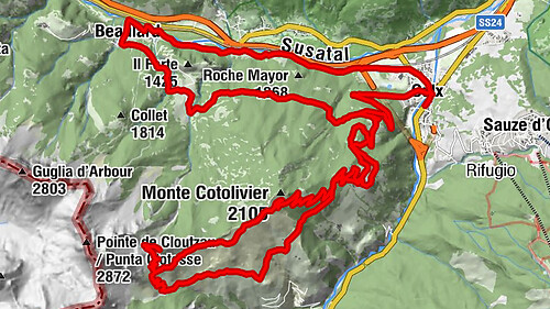 OULX  San Giuseppe Cross Loop