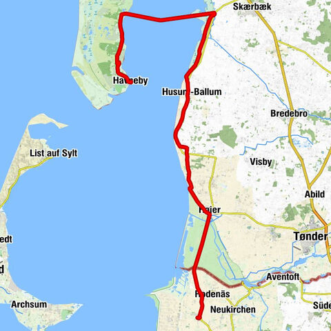 Klanxbüll nach Havneby/Römõ