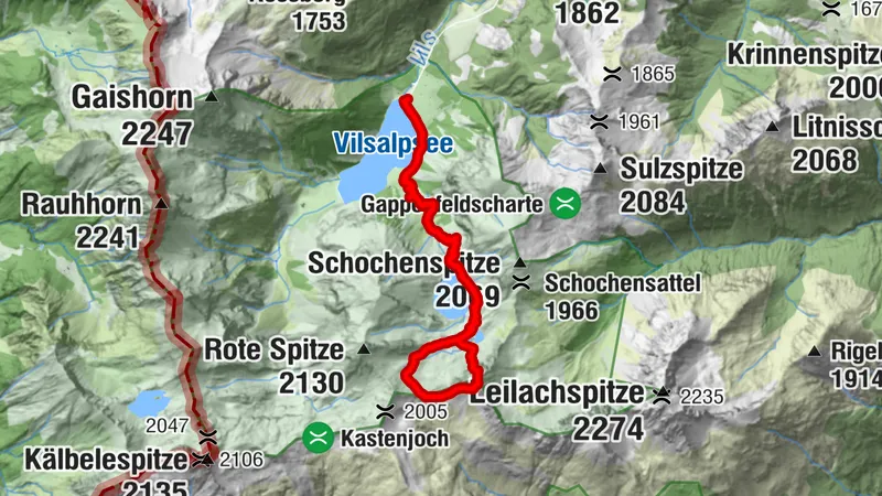 Via ferrata Lachenspitze