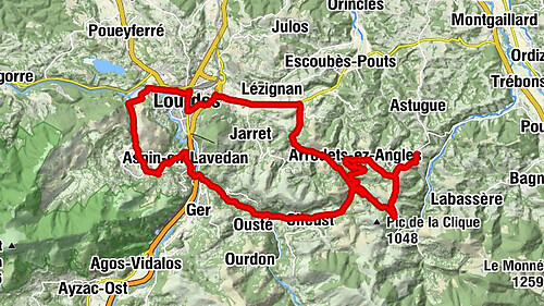 Lourdes and Batsurguère and Castelloubon valleys