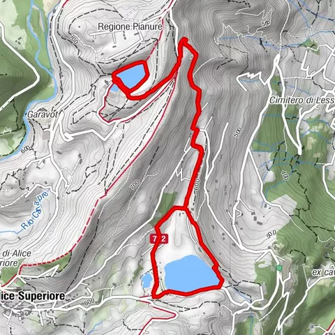 VALCHIUSELLA Lakes of Alice Superiore and Meugliano
