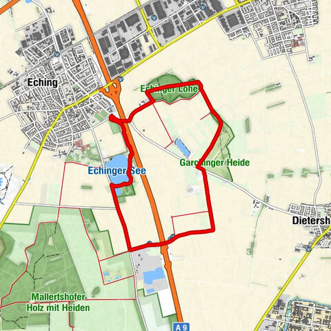 Eching, NSG und Garchinger Heide