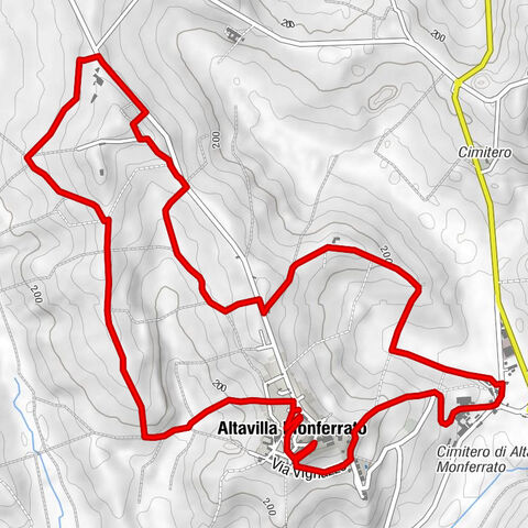 "Grappa walk" trail - Trail 762 walking