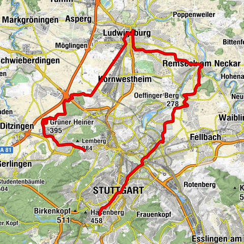 50 km Ultra in der Region Stuttgart