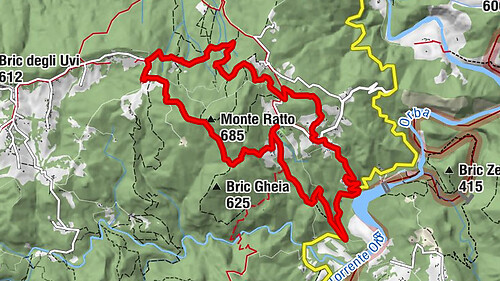Sentiero anello di San Luca- Sentiero 559 in camminata
