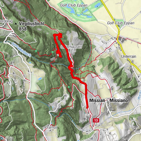 EPPAN  Burg Hocheppan oberhalb von Missian 24.10.2018