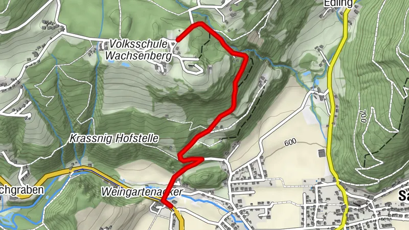 Shared Trail Wachsenberg Exchange Route | nock/bike Trail T58