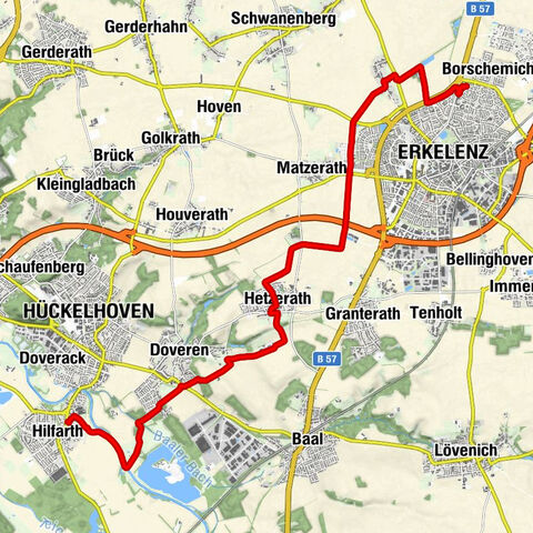 Von Erkelenz über Hohenbusch zur Rur nach Hilfarth #LL2ROM V04