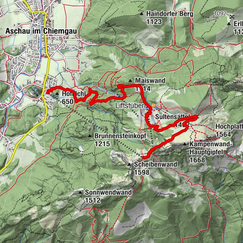 Kampenwand Talstation zur Bergstation