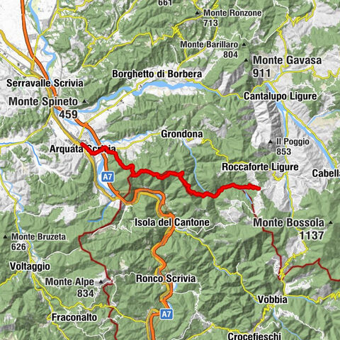 Sentiero 200 - Anello Borbera - Spinti - TAPPA 11/11 (Borassi - Arquata Scrivia) in camminata