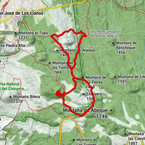 Montana Negra, Chinyero & Montana de la Cruz