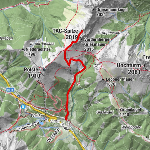 TAC Spitze - Vordernberger Grießmauer