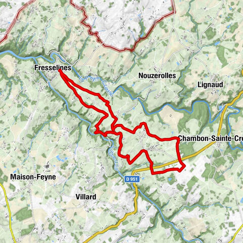 MTB route no. 35 - Fresselines