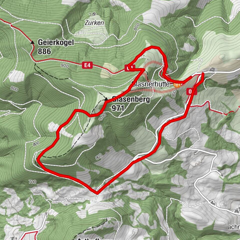 Höhenweg Glasenberg E33A