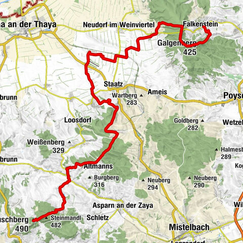 Weinviertel extreme Gipfelwanderung 2024