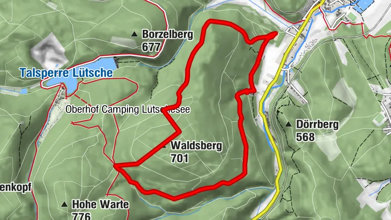 Bärenstein circular hiking route