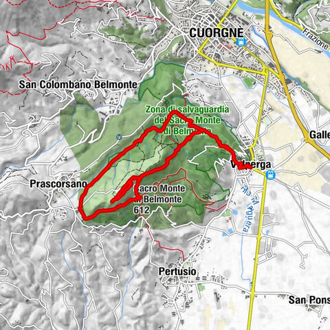 VALPERGA Sacro Monte di Belmonte Loop