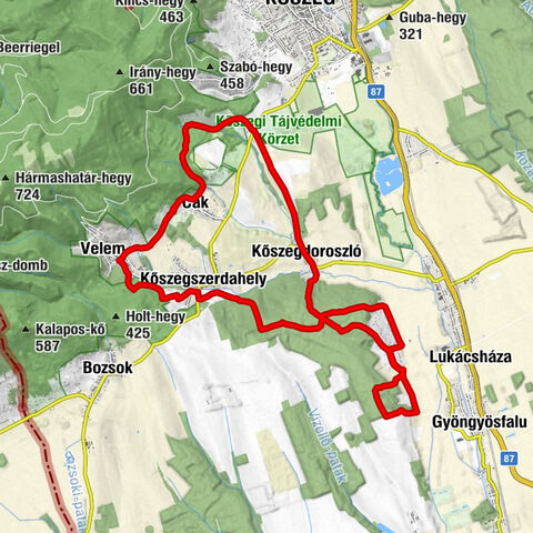 "alpannonia" - circular route Velem-Köszegszerdahely-Köszegdoroszlo