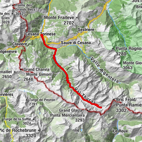 Val Thuras and Tornior bivacco (Cesana T.se)