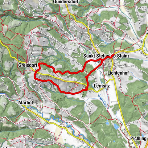 Großer Hochgrail - Niedergrail Rundweg Nr. S10, 551, S7A, S7