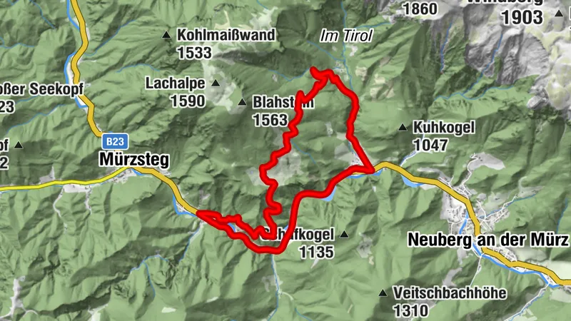 Mit dem E Bike auf die Falkensteinalm