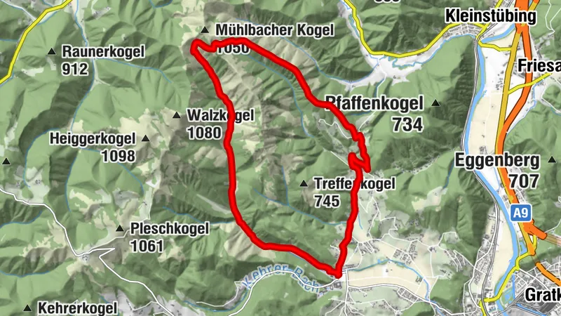 Mühlbacher Hütte Rundwanderung über den Kaschlsteig