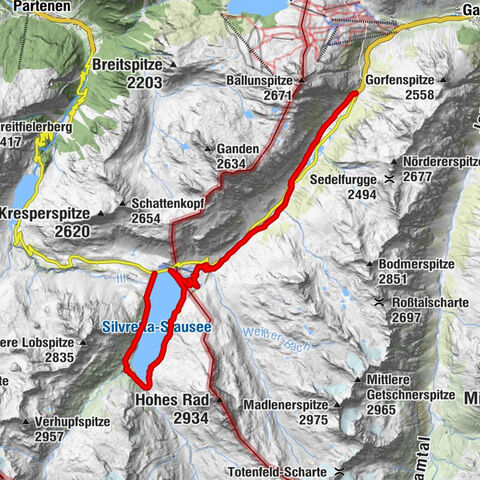 Bielerhöhe and circular hike around the Silvretta reservoir