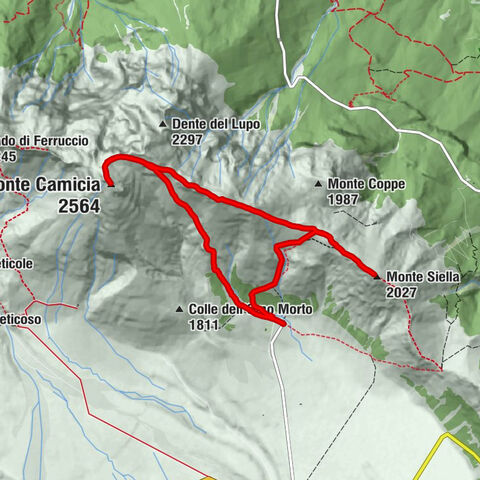 Monte Siella, Monte Tremoggia e Monte Camicia