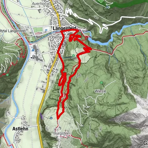 Winter circular route Brandalm/Burgstein - Längenfeld 204