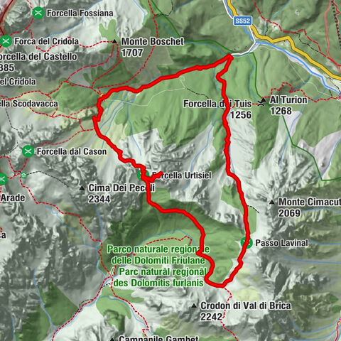 Urtisiel and Canpuros, Dolomitic wonders