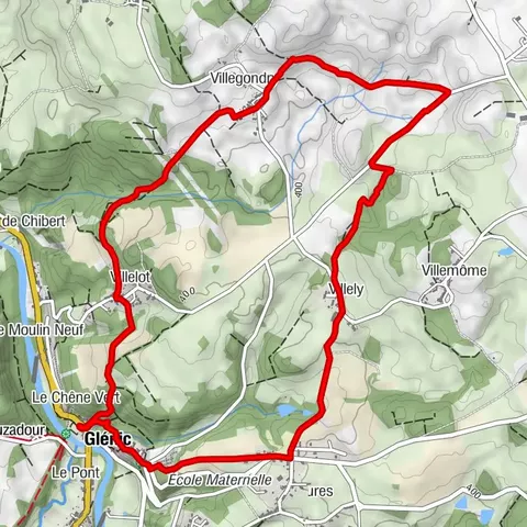 Circuit de randonnée pédestre n° 6 De villa en villa