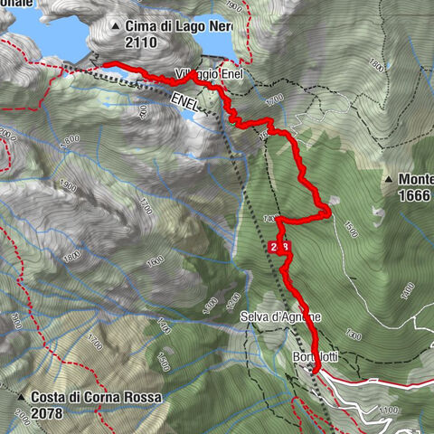 Rifugio lago nero dai bortolotti di Valgoglio
