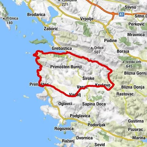 Primošten, Vinovac, Grebastica, Bilo