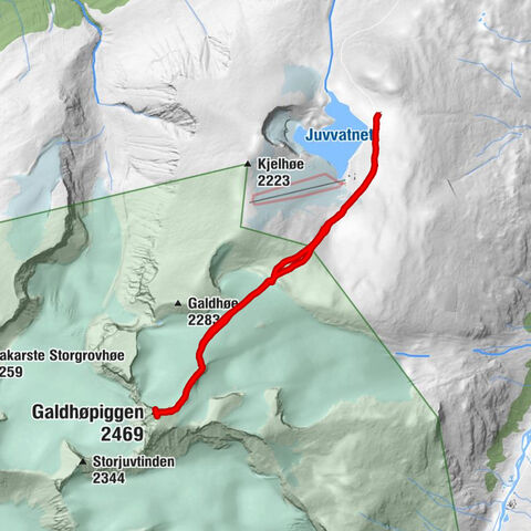 Galdhøppigen von Juvashytta