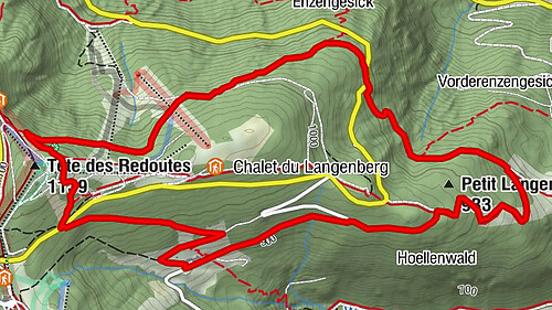 Farm-Auberge Grand Langenberg walk "Towards the wild forests of the Ballon d'Alsace"