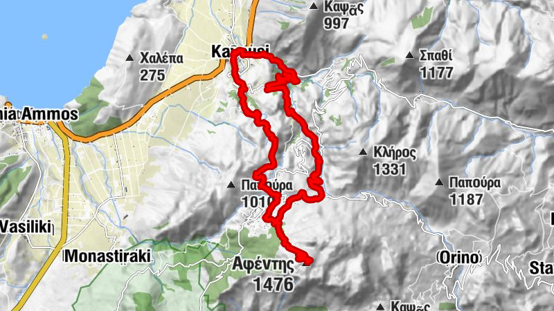 Προφήτης Ἠλίας - Αφέντης - Τίμιος Σταυρός - Καβούσι